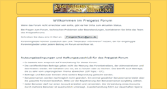 Desktop Screenshot of freigeistforum.com